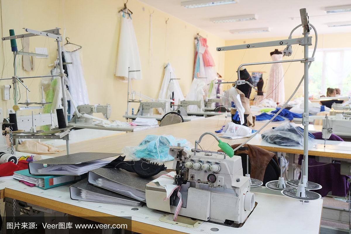 外衣,工厂,衣服,制造机器,纺织品